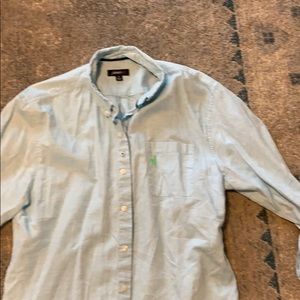 Jonnie-o men’s casual button up in light blue